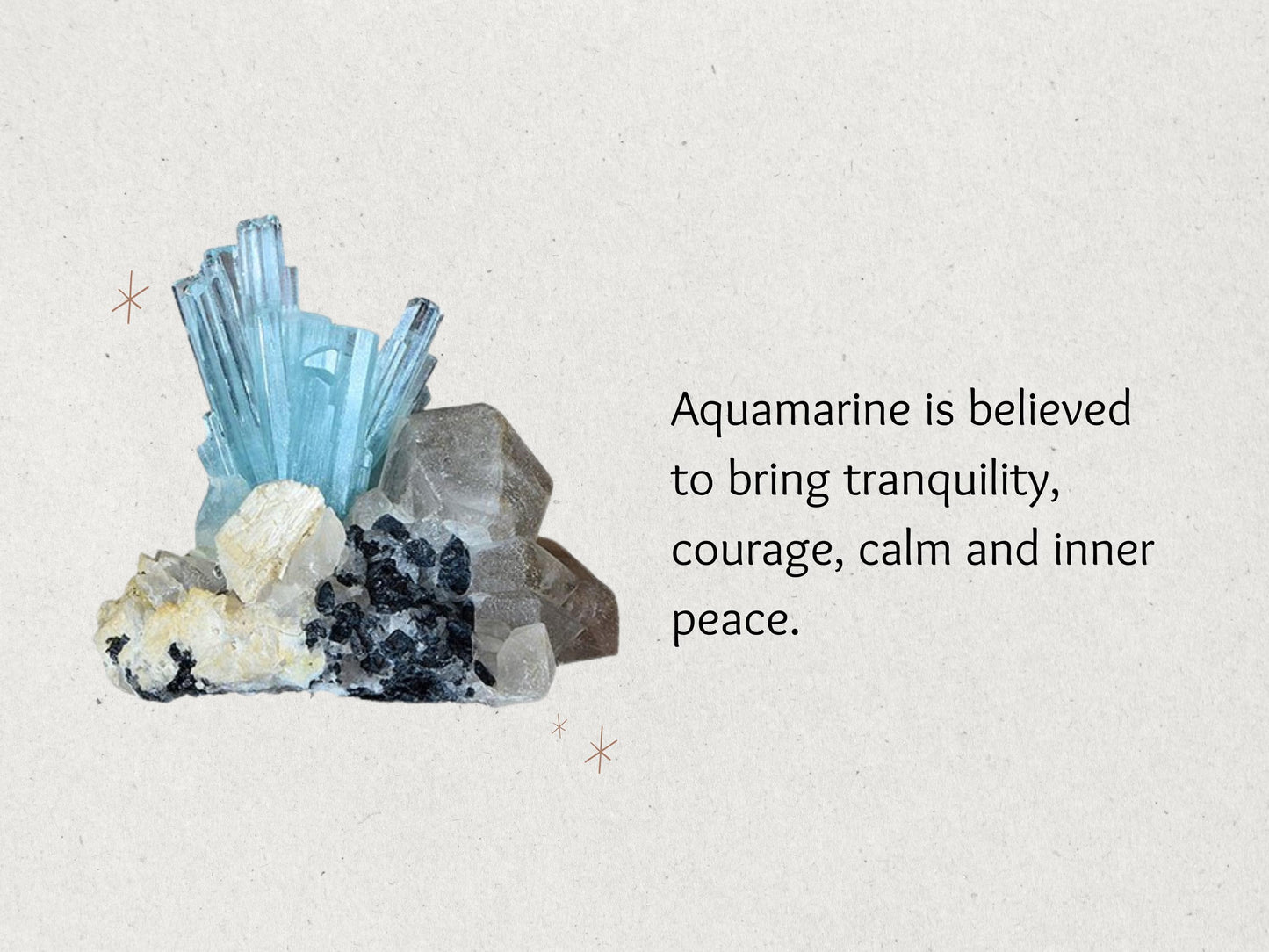 March Birthstone Pendant